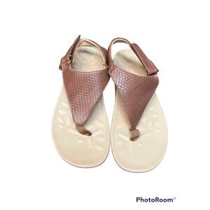 Megnya Women’s Sandals Size 7 Color Brown Adjustable Casual Shoes New (sku86)